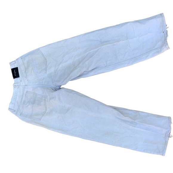 VINTAGE Sean John Embroidered Jeans Size 32 Cream - Picture 4 of 8